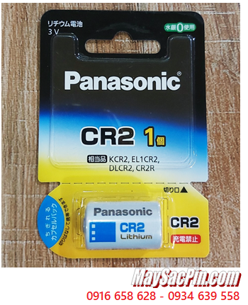 Panasonic CR-2W (mã tương đương là CR15H270); Pin Panasonic CR-2W Nội địa Nhật vỉ Pin chữ Nhật (Vỉ 1viên)
